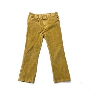 Kate Quinn Organic Cotton Corduroy Pants in Tan Elastic Waist